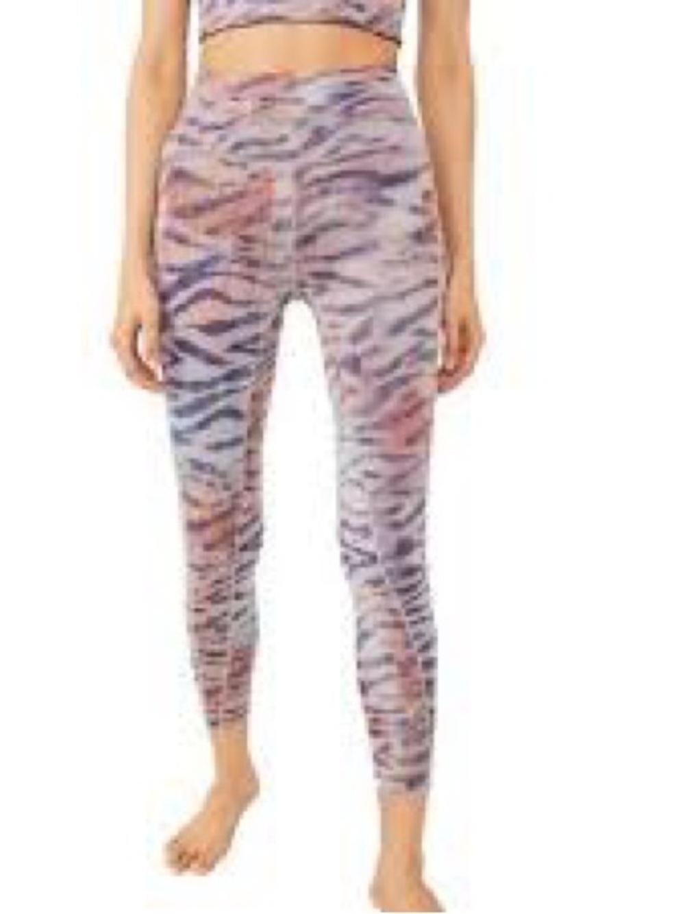 Free People Beat The Heat Tiger Combo Print High-Waist Leggings